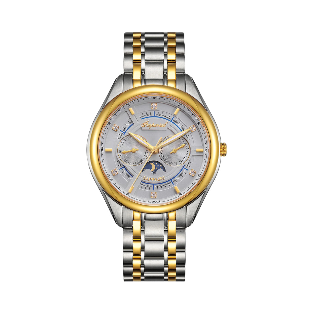 Imperial IM-4710 | Two-Tone Gold & Grey Watch