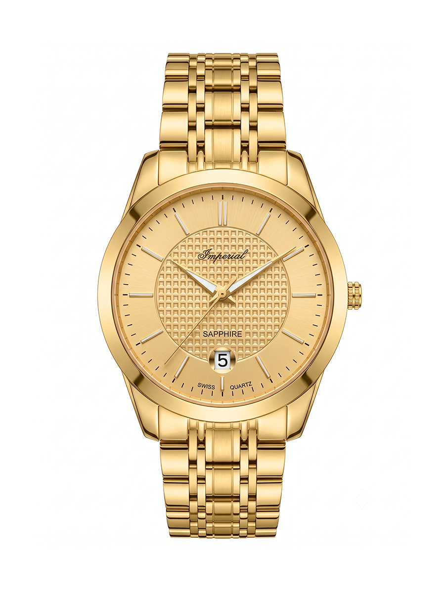 IMPERIAL IM-725 | Full Golden Watch