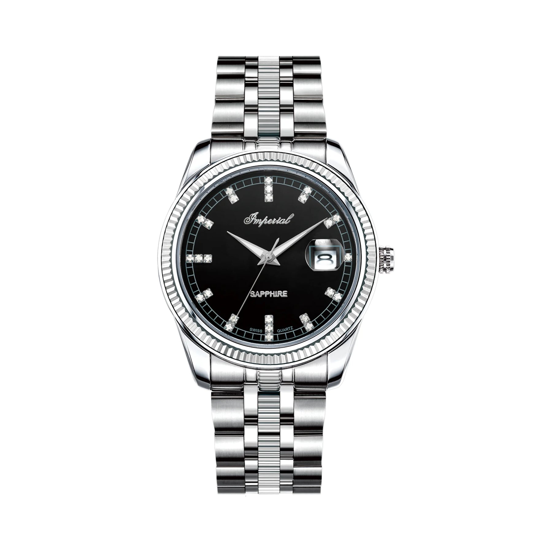 Imperial IM-760 | Black & Steel Watch