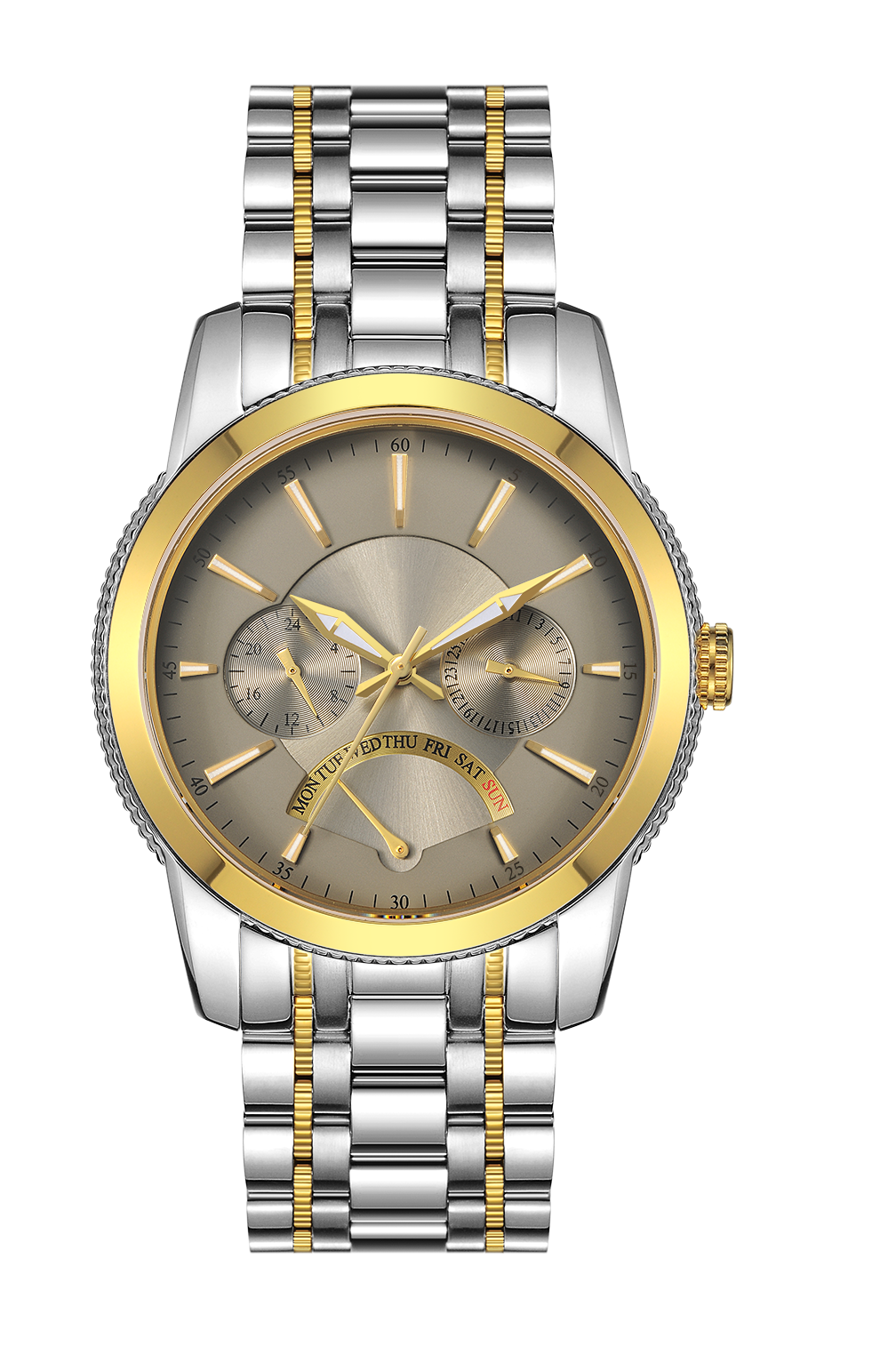 Imperial IM-4787 | Two-Tone Gold & Grey Watch