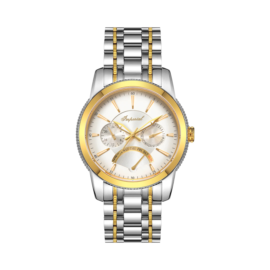 Imperial IM-4787 | Two-Tone Gold & Steel Watch
