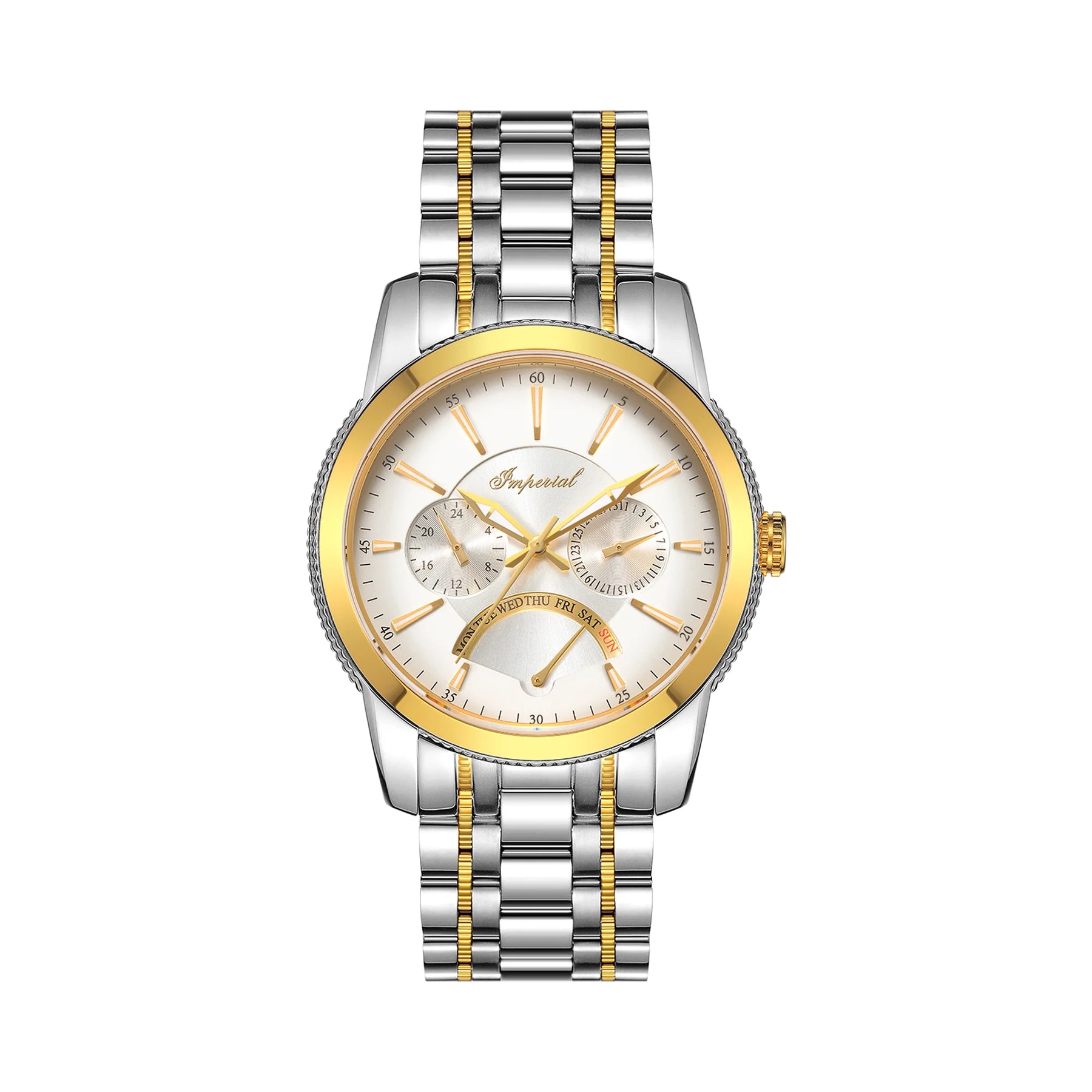Imperial IM-4787 | Two-Tone Gold & Steel Watch